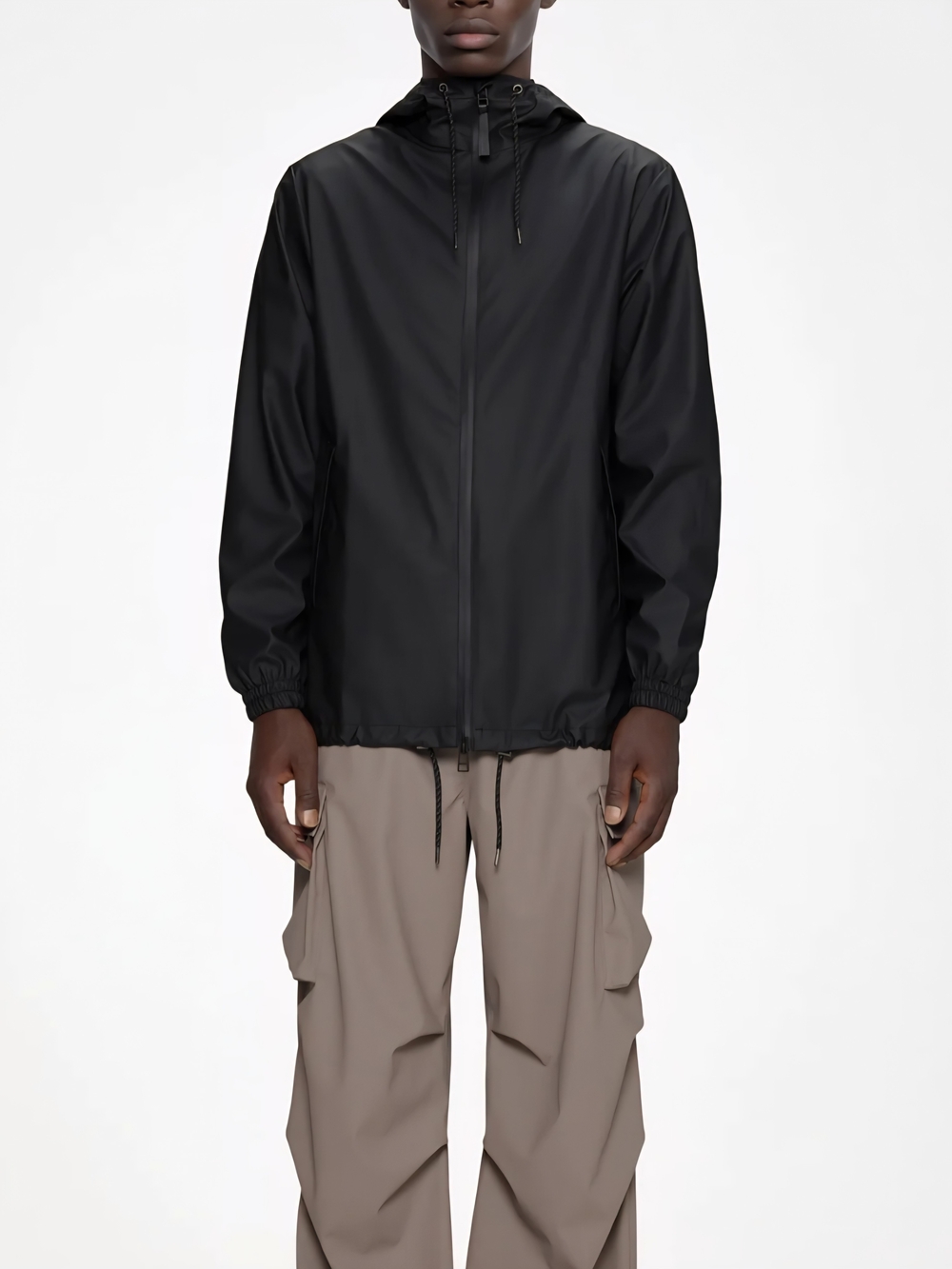 Rains Black Stormbreaker Jacket